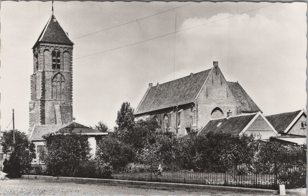 Mooie Oude Ansichtkaart Van Nieuw Helvoet - Herv. Kerk - Goltbeeck