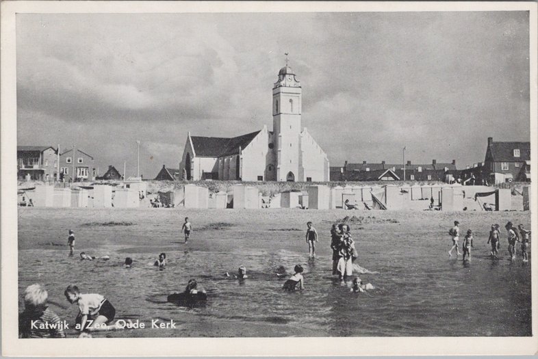 Kerk Katwijk Aan Zee Mooie Oude Ansichtkaart van KATWIJK AAN ZEE - Oude Kerk