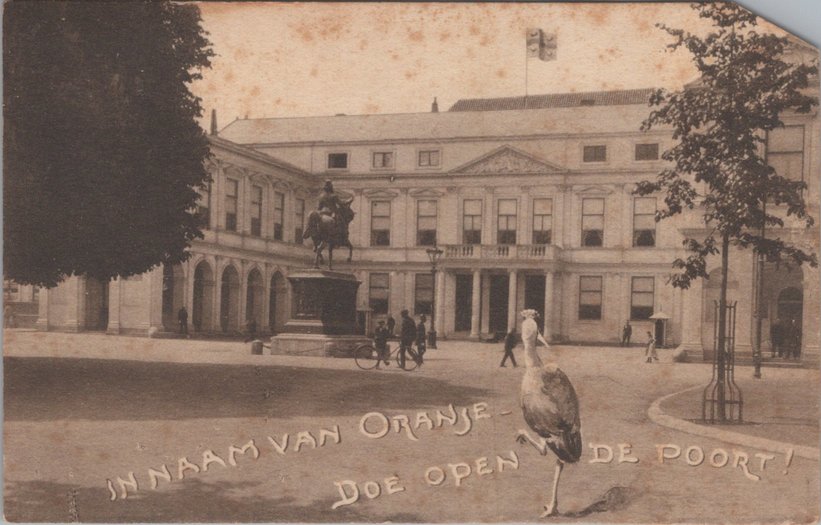 Mooie Oude Ansichtkaart van NEDERLAND In naam van Oranje. Doe open de Poort! Goltbeeck Mooie Oude Ansichtkaart van NEDERLAND In naam van Oranje. Doe open de Poort! Goltbeeck
