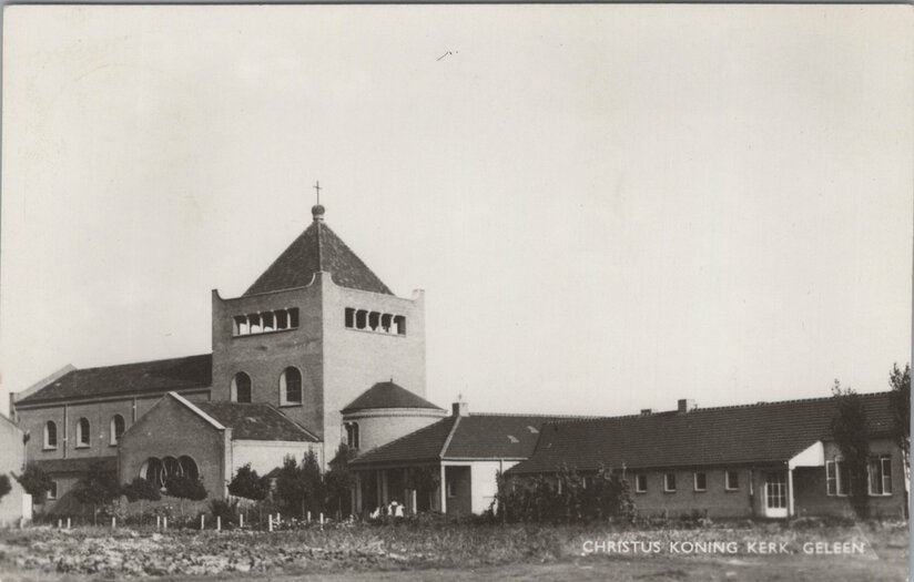 Christus Is Koning Kerk Mooie Oude Ansichtkaart van GELEEN - Christus Koning Kerk