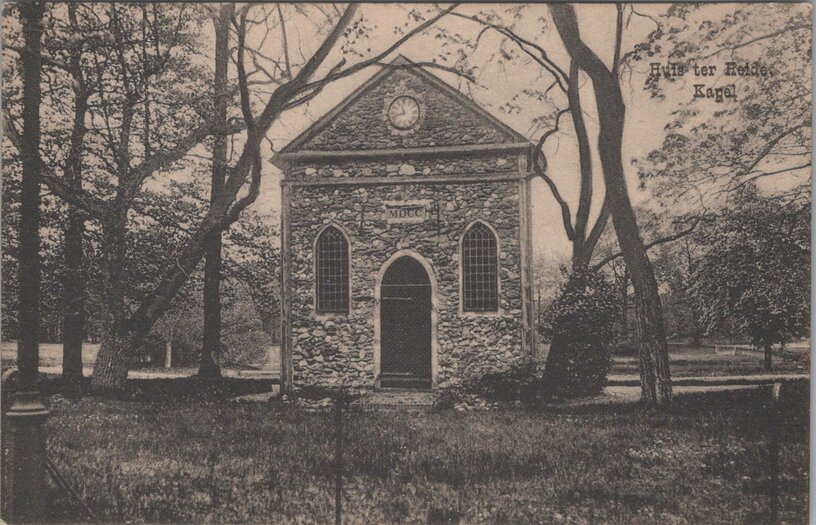 Mooie Oude Ansichtkaart van HUIS TER HEIDE - Kapel