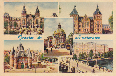 AMSTERDAM - Meerluik Groeten uit Amsterdam