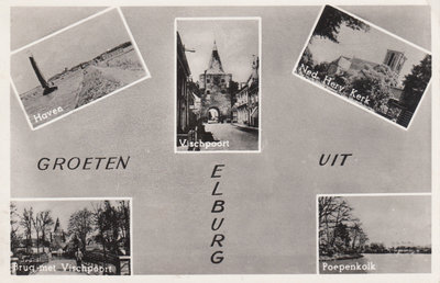 ELBURG - Meerluik Groeten uit Elburg