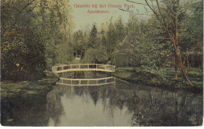 APELDOORN - Gezicht bij het Oranje Park