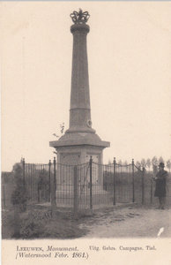 LEEUWEN - Monument (Watersnood Febr. 1861.)