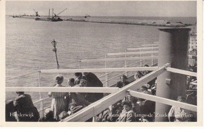 HARDERWIJK - Rondvaart langs de Zuiderzeewerken