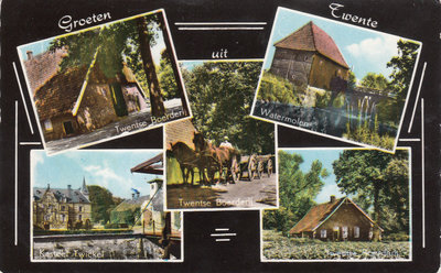 TWENTE - Meerluik Groeten uit Twente