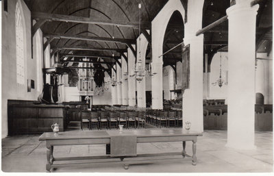 ENKHUIZEN - Interieur Zuider of St. Pancraskerk