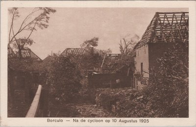 BORCULO - Na de Cycloon op 10 Augustus 1925