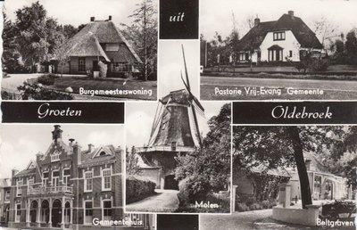 OLDEBROEK - Meerluik Groeten uit Oldebroek