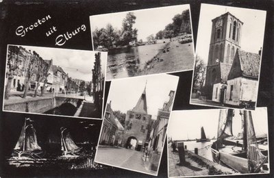 ELBURG - Meerluik Groeten uit Elburg