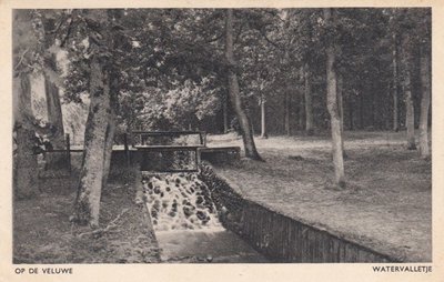 VELUWE - Watervalletje
