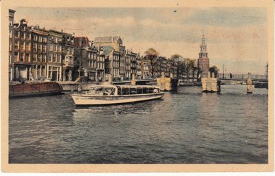 AMSTERDAM - Oude Schans met Montelbaanstoren