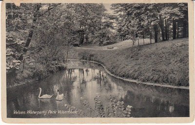 VELSEN - Waterpartij Park Velserbeek