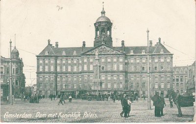 AMSTERDAM - Dam met Koninklijk Paleis