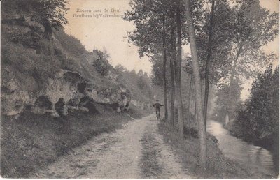 GEULHEM - Rotsen met de Geul Geulhem bij Valkenburg