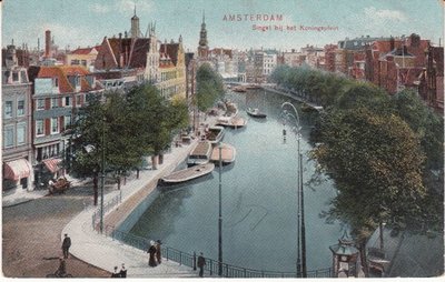AMSTERDAM - Singel bij het Koningsplein