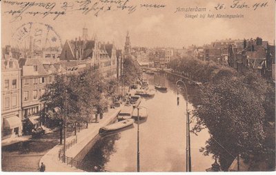 AMSTERDAM - Singel bij het Koningsplein