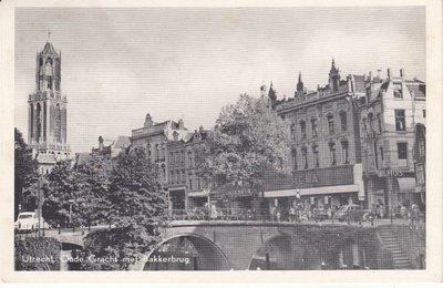 UTRECHT - Oude Gracht met Bakkerbrug