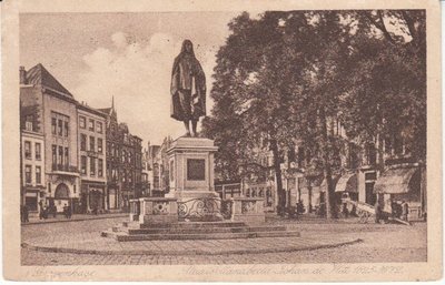 'S GRAVENHAGE - Plaats Standbeeld Johan de Witt 1625-1672