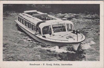 AMSTERDAM - Rondvaart P. Kooij, Rokin