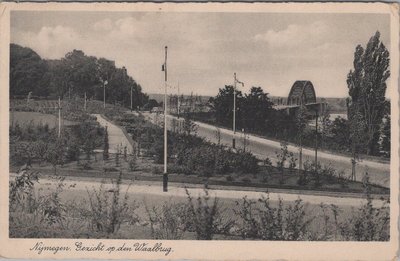 NIJMEGEN - Gezicht op den Waalbrug