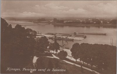 NIJMEGEN - Panorama vanaf de Belvedère