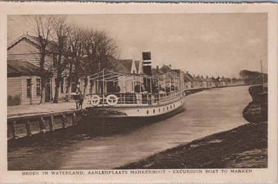 BROEK IN WATERLAND - Aanlegplaats Markerboot