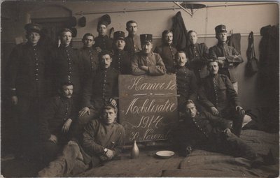 ONBEKEND - Kamer 12 Mobilisatie 1914 30 November