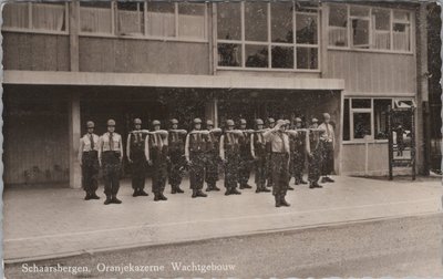 SCHAARSBERGEN - Oranjekazerne Wachtgebouw