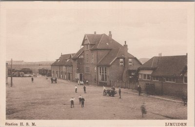 IJMUIDEN - Station H. S. M.