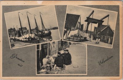 VOLENDAM - Meerluik Groeten uit Volendam