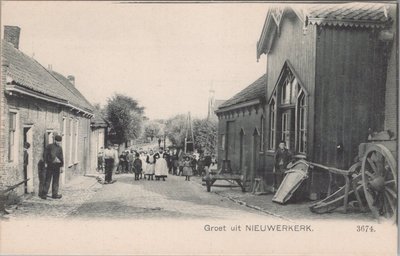 NIEUWERKERK - Dorpsgezicht, Groet uit Nieuwerkerk