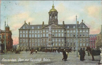 AMSTERDAM - Dam met Koninklijk Paleis