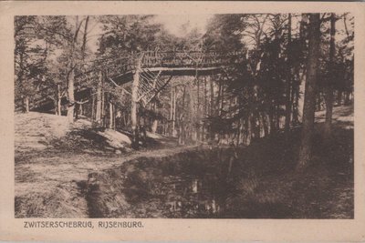 RIJSENBURG - Zwitschersebrug