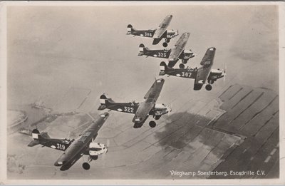 SOESTERBERG - Vliegkamp Soesterberg. Escadrille C.V.
