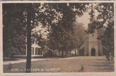 HEMMEN - Kerk en Pastorie te Hemmen