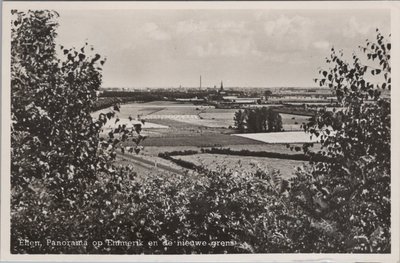 ELTEN (DE.) - Panorama op Emmerik en de nieuwe grens