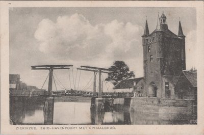 ZIERIKZEE - Zuid-Havenpoort met Ophaalbrug