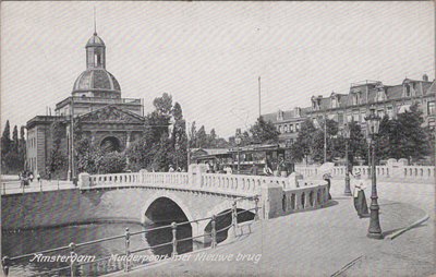 AMSTERDAM - Muiderpoort met Nieuwe Brug
