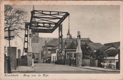 KOUDEKERK - Brug over de Rijn