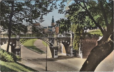 NIJMEGEN - Voerweg voorheen Blinde Gracht langs het Kasteel Valkhof