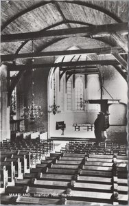 MAASLAND - Interieur Ned. Herv. Kerk