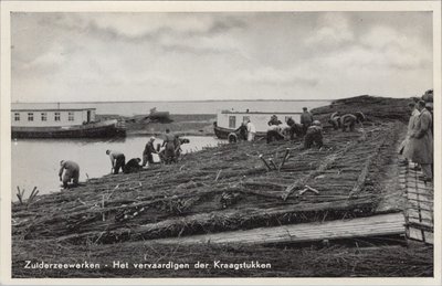 ZUIDERZEEWERKEN - Het vervaardigen der Kraagstukken