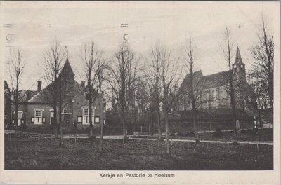HEELSUM - Kerkje en Pastorie te Heelsum