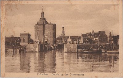 ENKHUIZEN - Gezicht op den Drommedaris