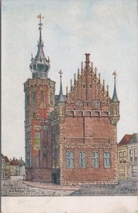 KAMPEN - Het oude Raadhuis, 15e eeuw