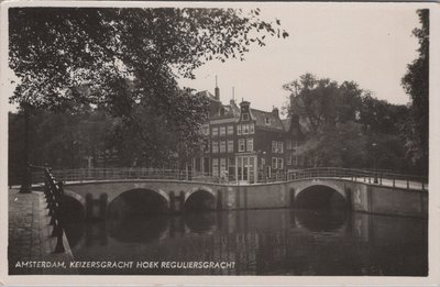 AMSTERDAM - Keizersgracht Hoek Reguliersgracht