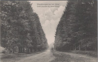 OUD-LEUSDEN - Wandelwegen om het Hotel Oud-Leusden bij Amersfoort