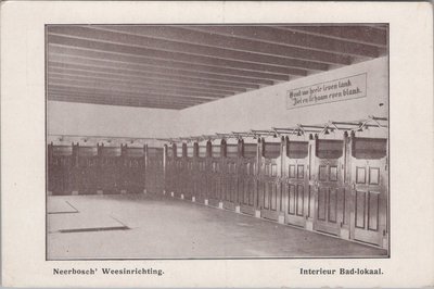 NEERBOSCH - Weesinrichting. Interieur Bad-lokaal